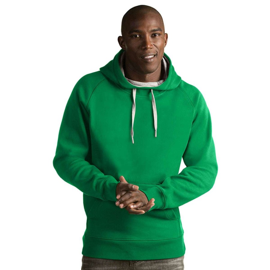 * Antigua Men'S Celtic Green Victory Pullover Hoodie | Sweatshirts