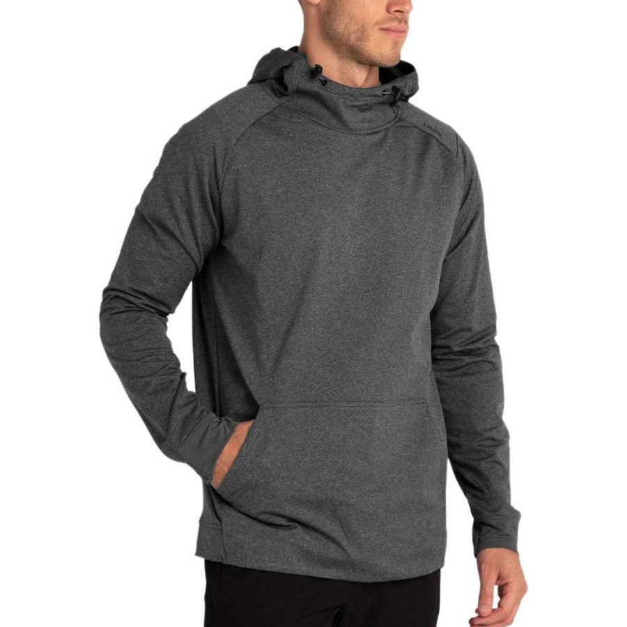 * Unrl Uni Heather Charcoal Crossover Hoodie Ii | Sweatshirts