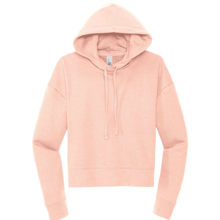 * District Women'S Rosewater Pink V.I.T Fleece Hoodie | Sweatshirts