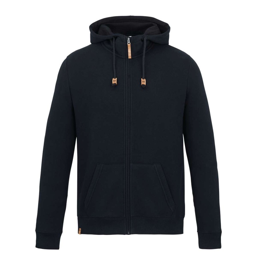 * Tentree Men'S Meteorite Black Zip Hoodie | Sweatshirts