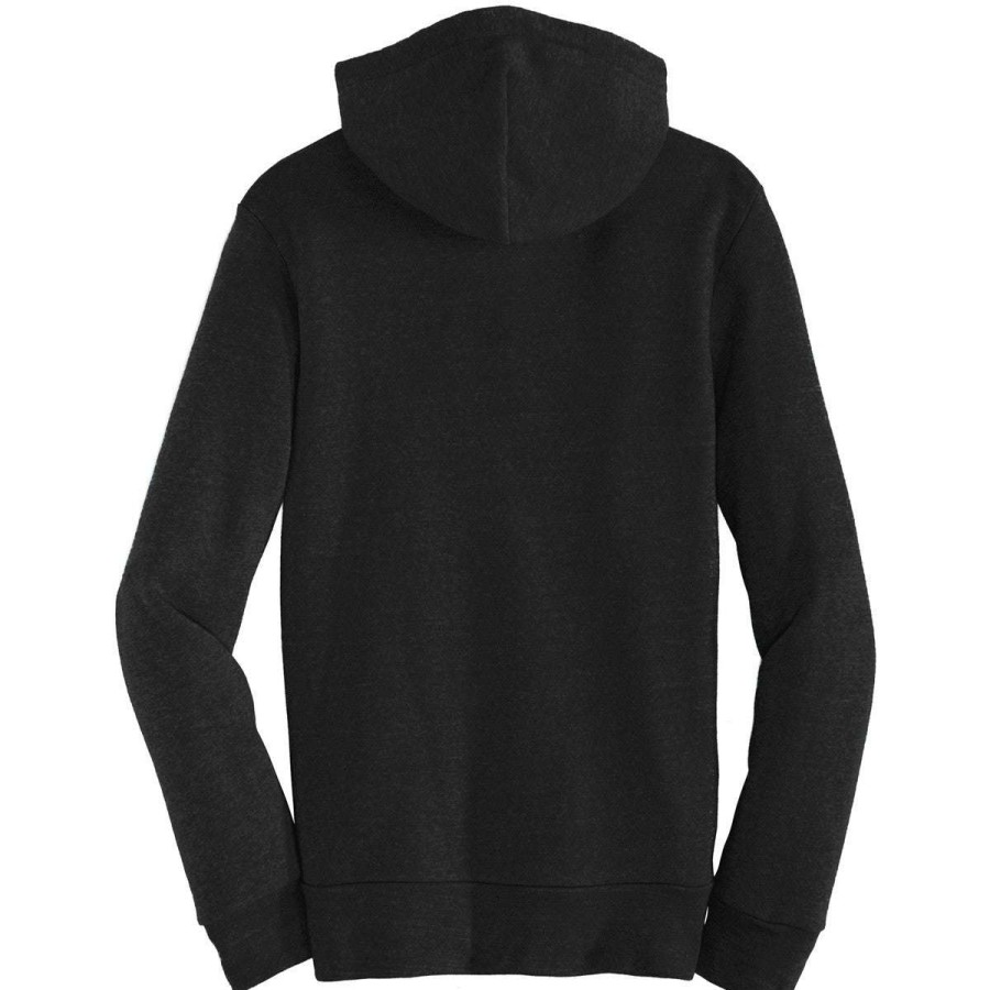 * Alternative Apparel Men'S True Black Rocky Eco-Fleece Full Zip Hoodie | Full Zips