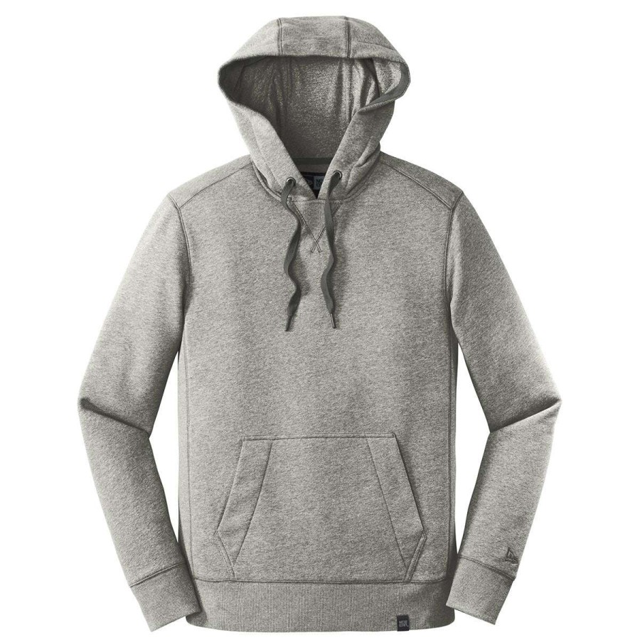 * New Era Men'S Light Graphite Twist French Terry Pullover Hoodie | Sweatshirts