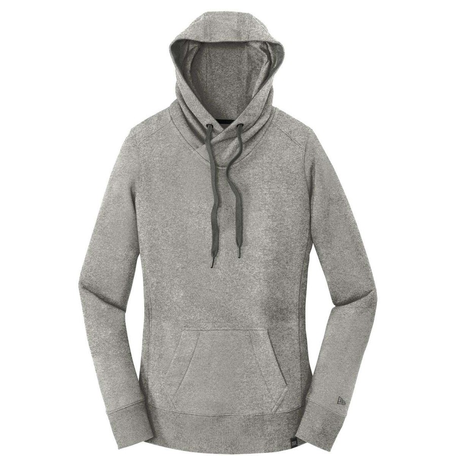 * New Era Women'S Light Graphite Twist French Terry Pullover Hoodie | Sweatshirts