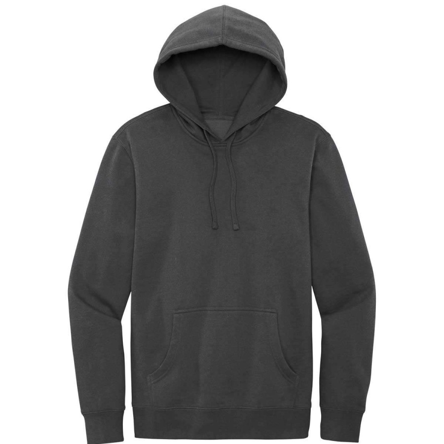 * District Men'S Charcoal V.I.T. Fleece Hoodie | Sweatshirts