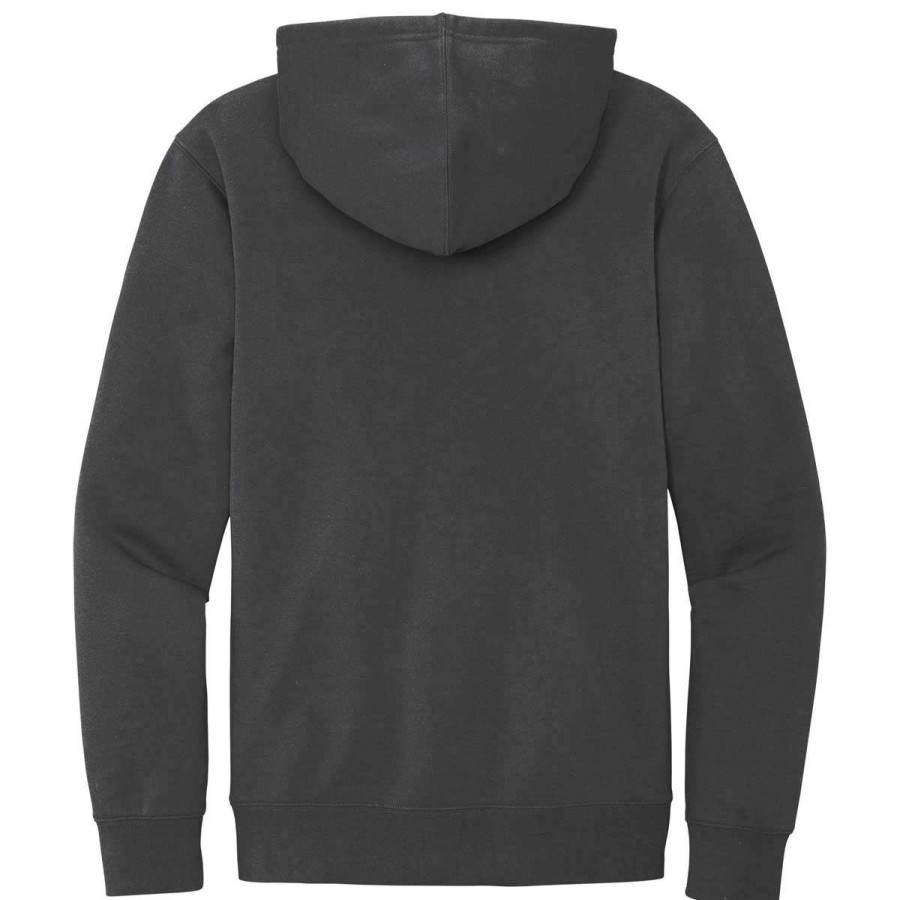 * District Men'S Charcoal V.I.T. Fleece Hoodie | Sweatshirts