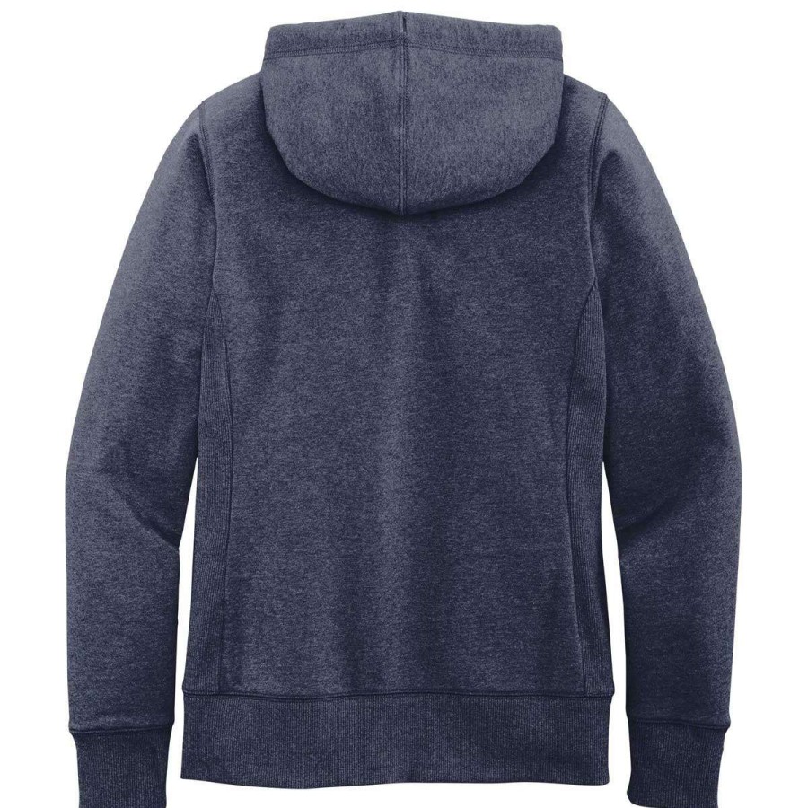 * District Women'S True Navy Re-Fleece Full-Zip Hoodie | Full Zips