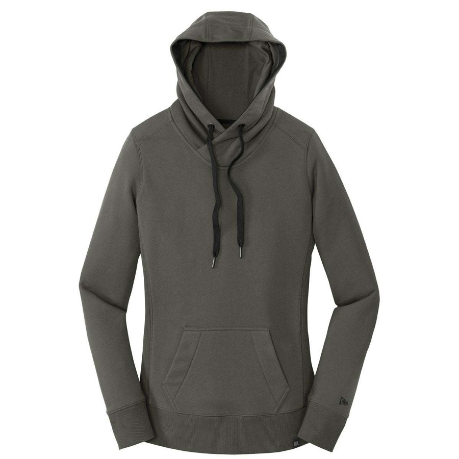 * New Era Women'S Graphite French Terry Pullover Hoodie | Sweatshirts