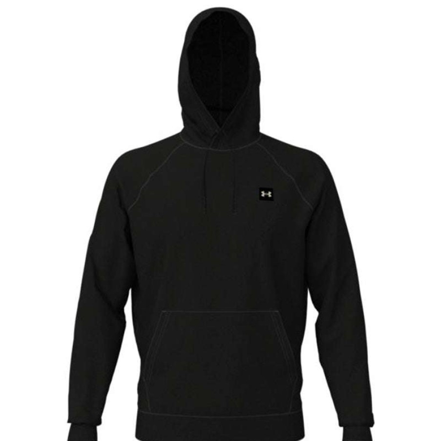 * Under Armour Men'S Black Rival Fleece Hoodie | Sweatshirts