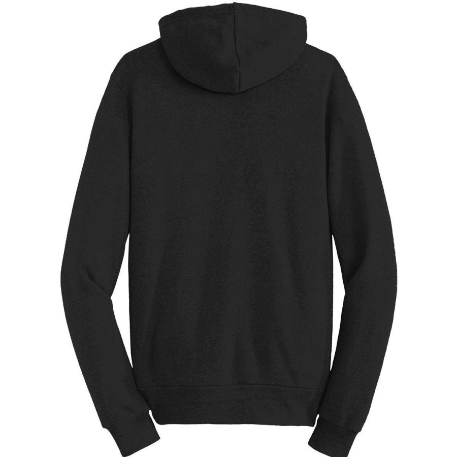 * Alternative Apparel Men'S True Black Challenger Eco-Fleece Pullover Hoodie | Sweatshirts