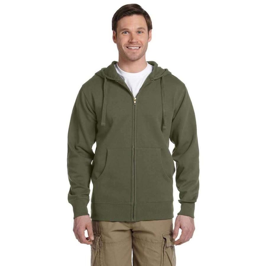 * Econscious Men'S Jungle Organic/Recycled Full-Zip Hoodie | Full Zips