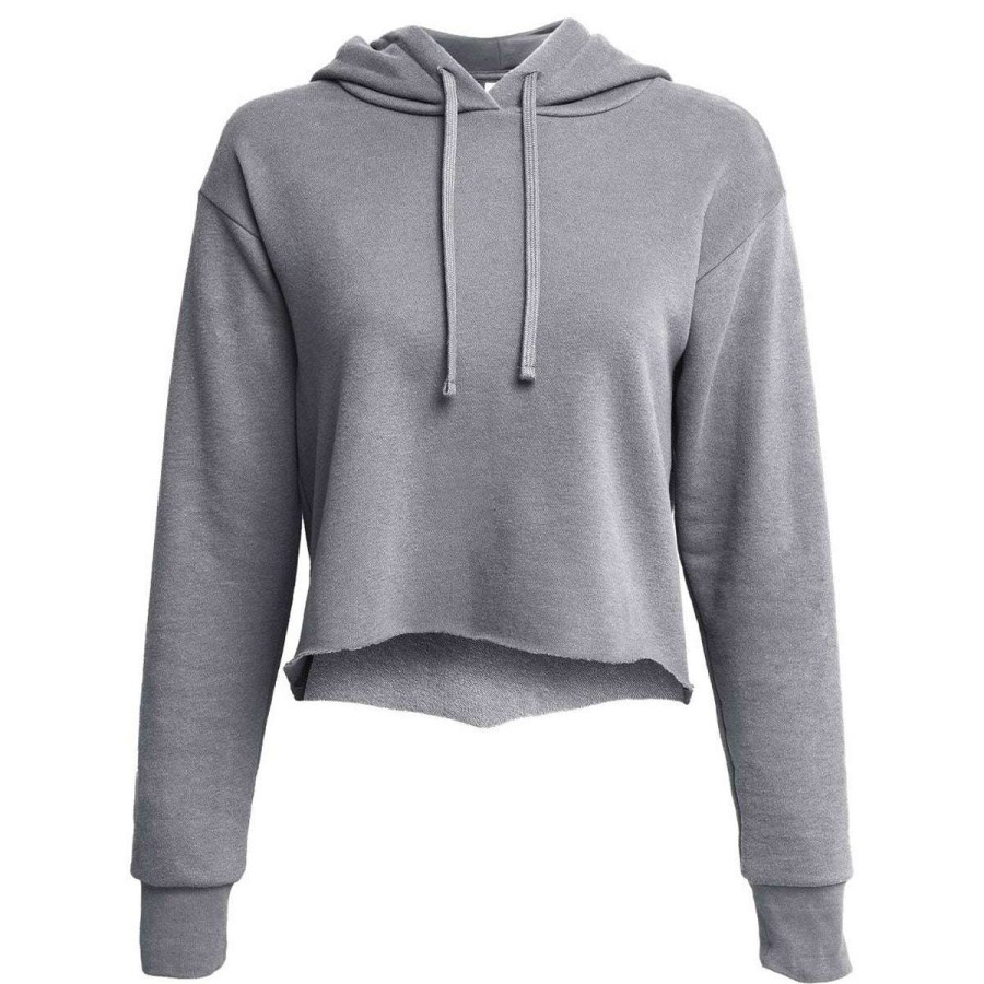 * Next Level Women'S Heather Grey Laguna Suede Hoodie | Sweatshirts