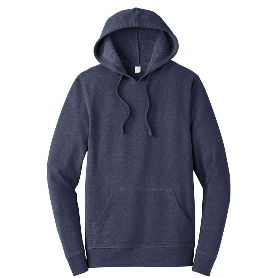 * Alternative Apparel Men'S Heather Twilight Rider Blended Fleece Pullover Hoodie | Sweatshirts