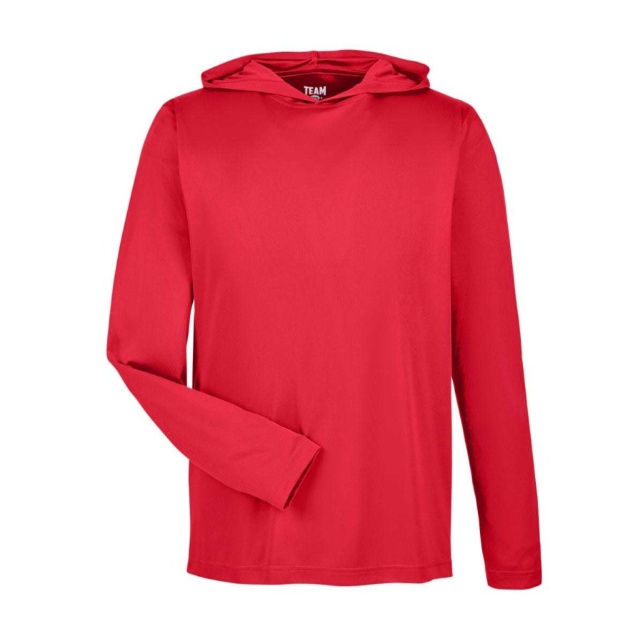 * Team 365 Men'S Sport Red Zone Performance Hoodie | Sweatshirts