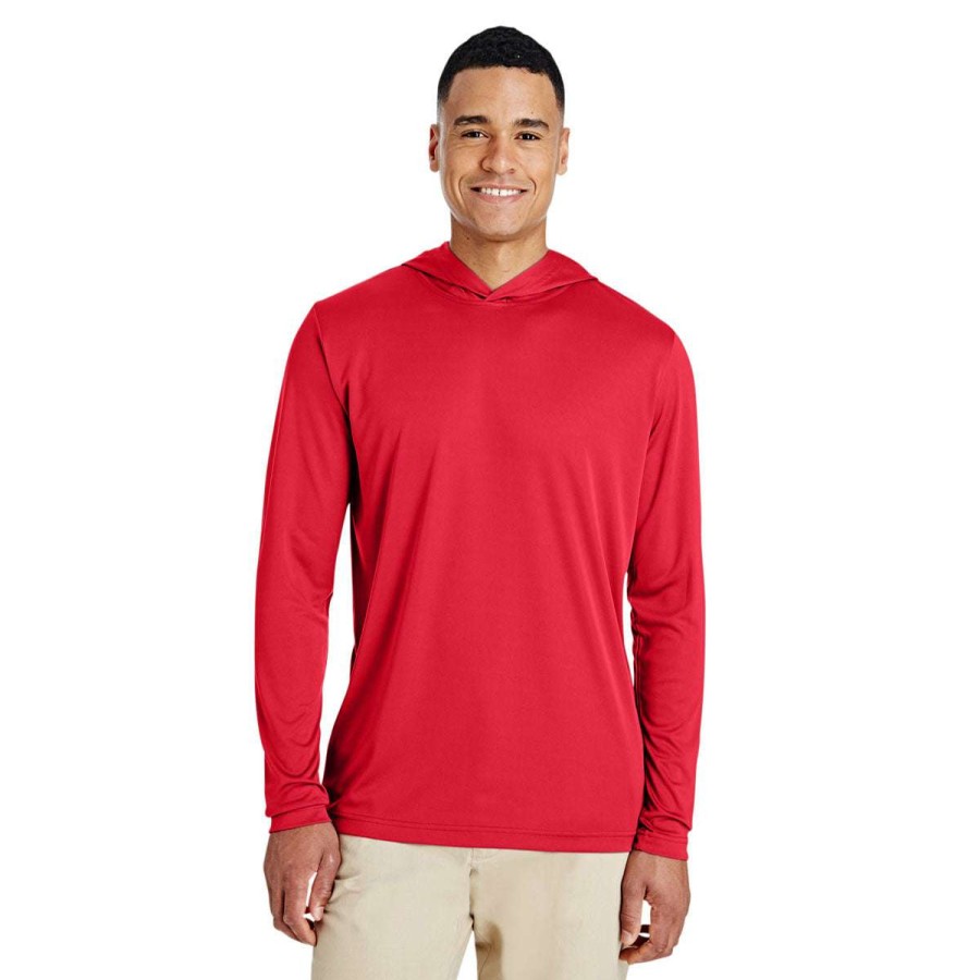 * Team 365 Men'S Sport Red Zone Performance Hoodie | Sweatshirts