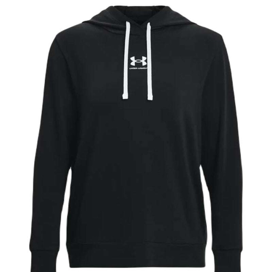 * Under Armour Women'S Black Rival Terry Hoodie | Sweatshirts