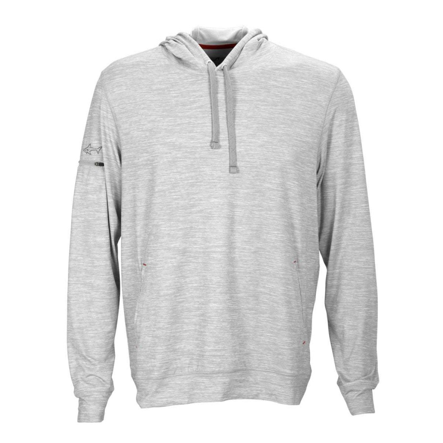 * Greg Norman Men'S Titanium Heather Attack Life Uni Heather Pullover Hoodie | Sweatshirts