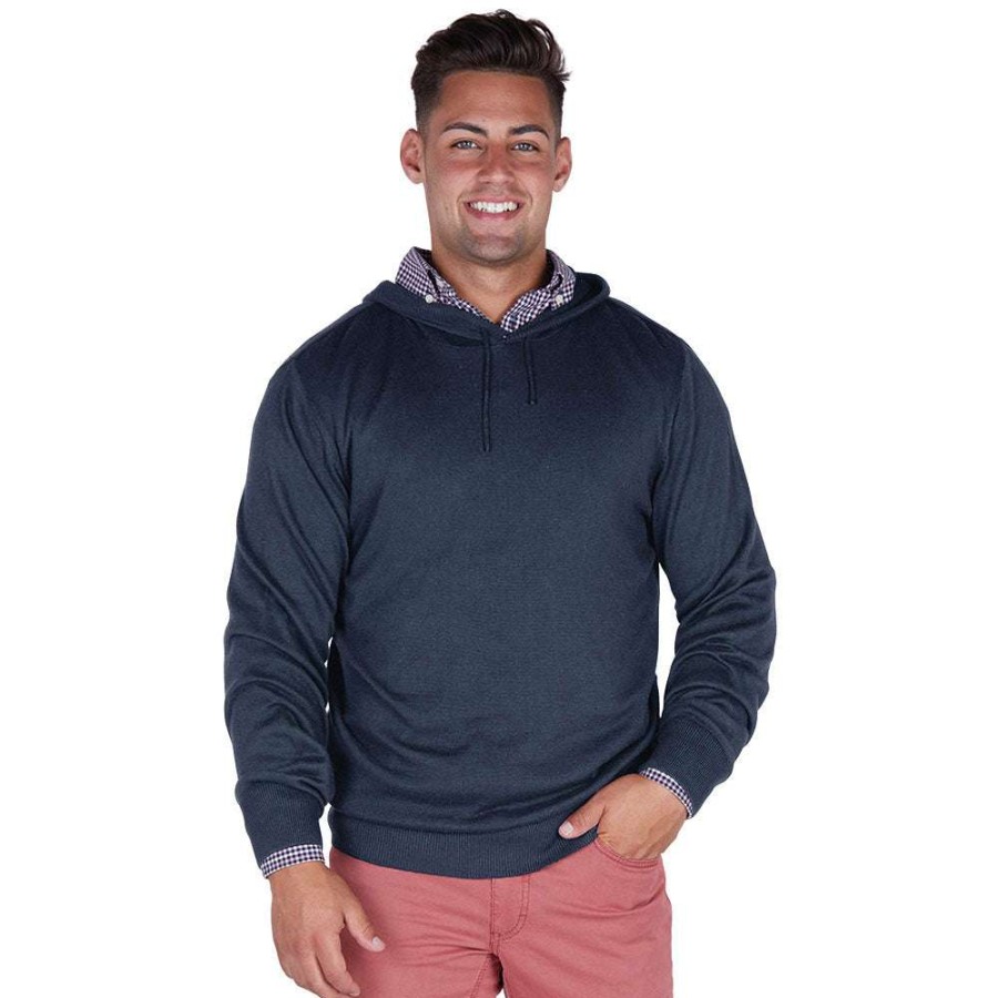 * Charles River Men'S Navy Heather Mystic Sweater Hoodie | Sweatshirts