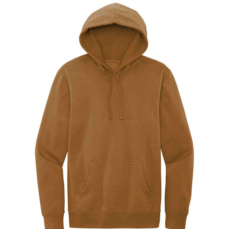 * District Men'S Duck Brown V.I.T. Fleece Hoodie | Sweatshirts