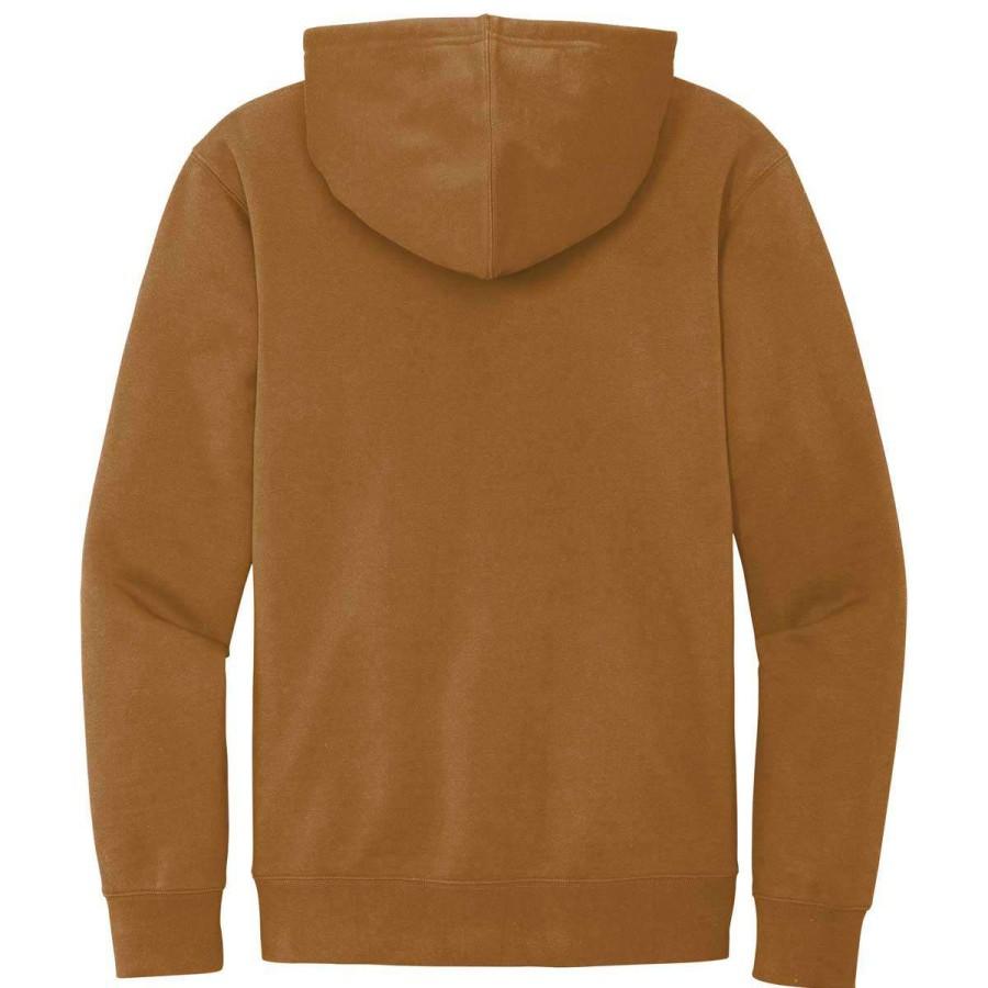 * District Men'S Duck Brown V.I.T. Fleece Hoodie | Sweatshirts