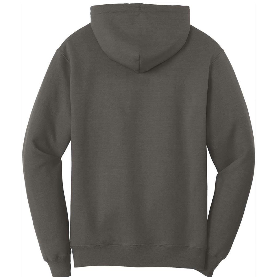 * Port & Company Men'S Charcoal Tall Core Fleece Pullover Hoodie | Sweatshirts