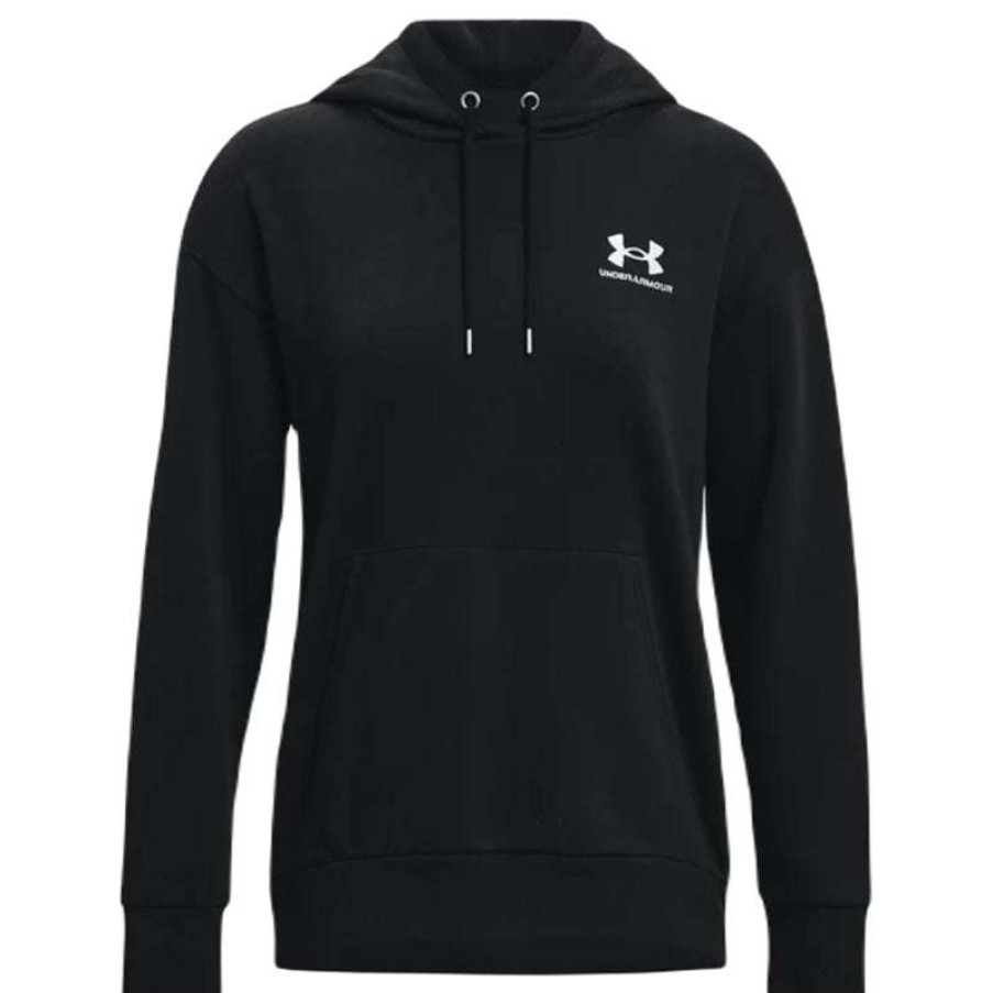 * Under Armour Women'S Black Essential Fleece Hoodie | Sweatshirts