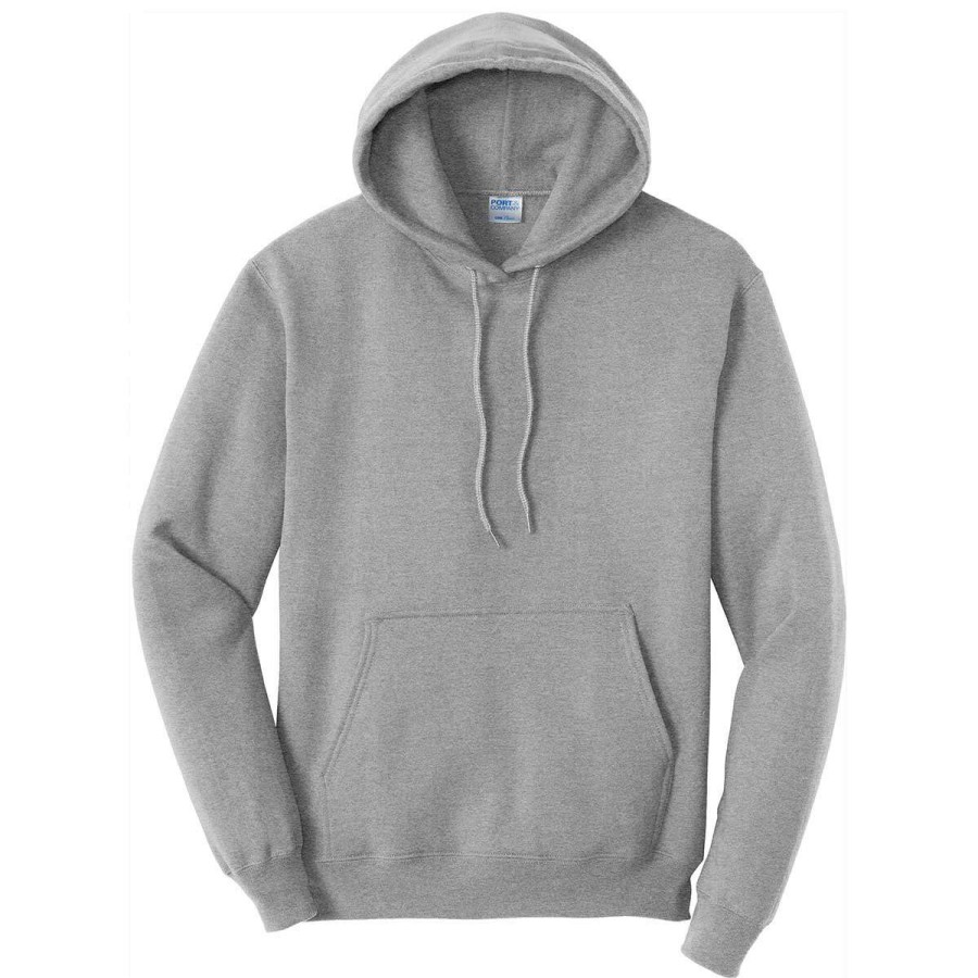 * Port & Company Men'S Athletic Heather Tall Core Fleece Pullover Hoodie | Sweatshirts