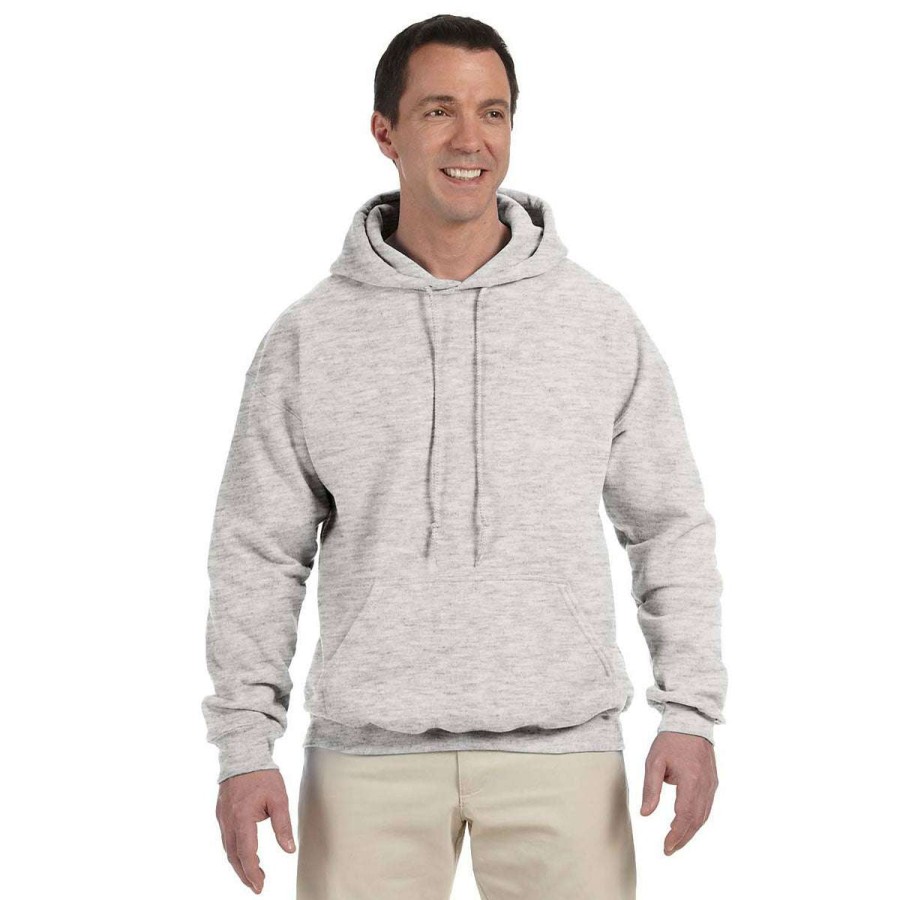 * Gildan Uni Ash Grey Dryblend 50/50 Hoodie | Sweatshirts