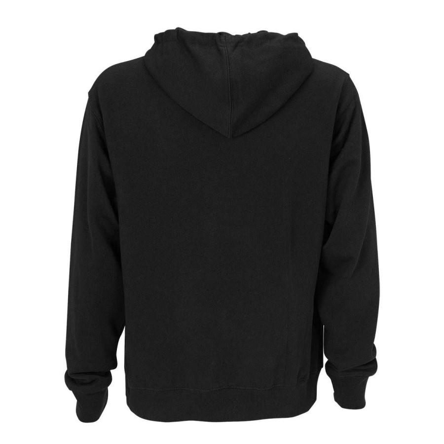 * Vantage Men'S Black Premium Lightweight Fleece Pullover Hoodie | Sweatshirts