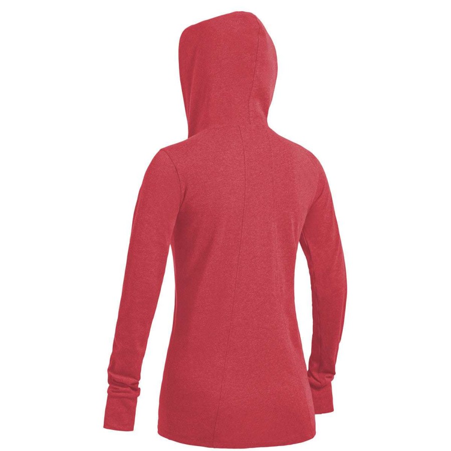 * Expert Women'S Dark Heather Red Soft Hoodie | Sweatshirts