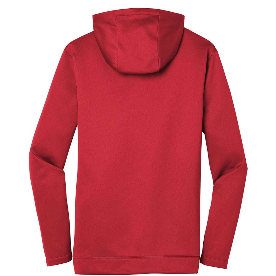 * Nike Men'S Gym Red Therma-Fit Full-Zip Fleece Hoodie | Full Zips