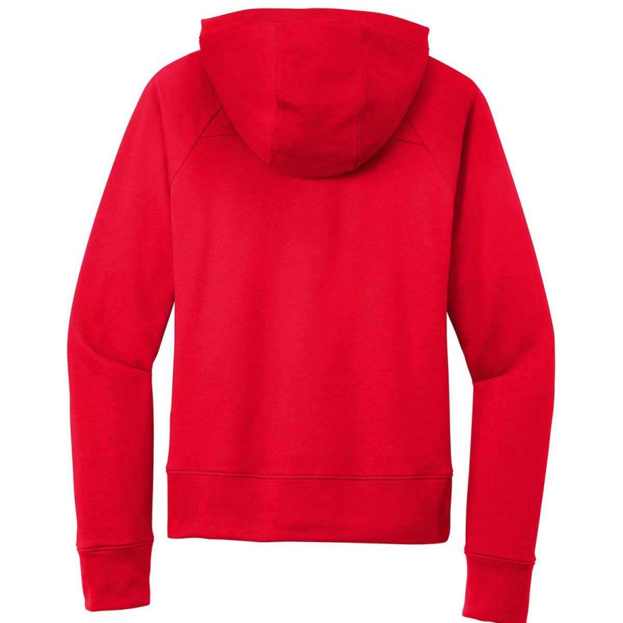 * Sport-Tek Women'S True Red Lightweight French Terry Pullover Hoodie | Sweatshirts