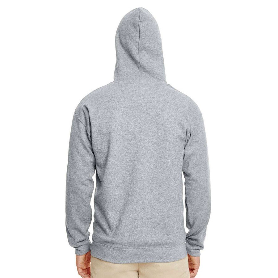 * Gildan Uni Graphite Heather Heavy Blend 50/50 Full Zip Hoodie | Full Zips