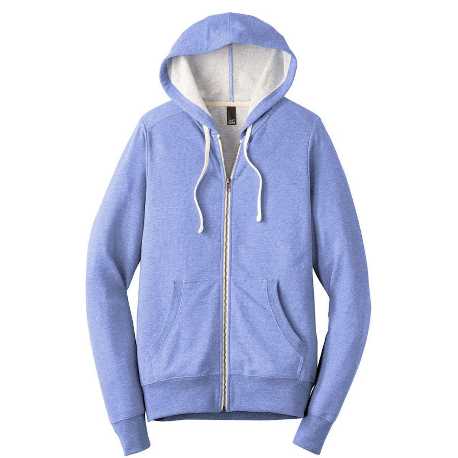 * District Men'S Maritime Frost Perfect Tri French Terry Full-Zip Hoodie | Full Zips