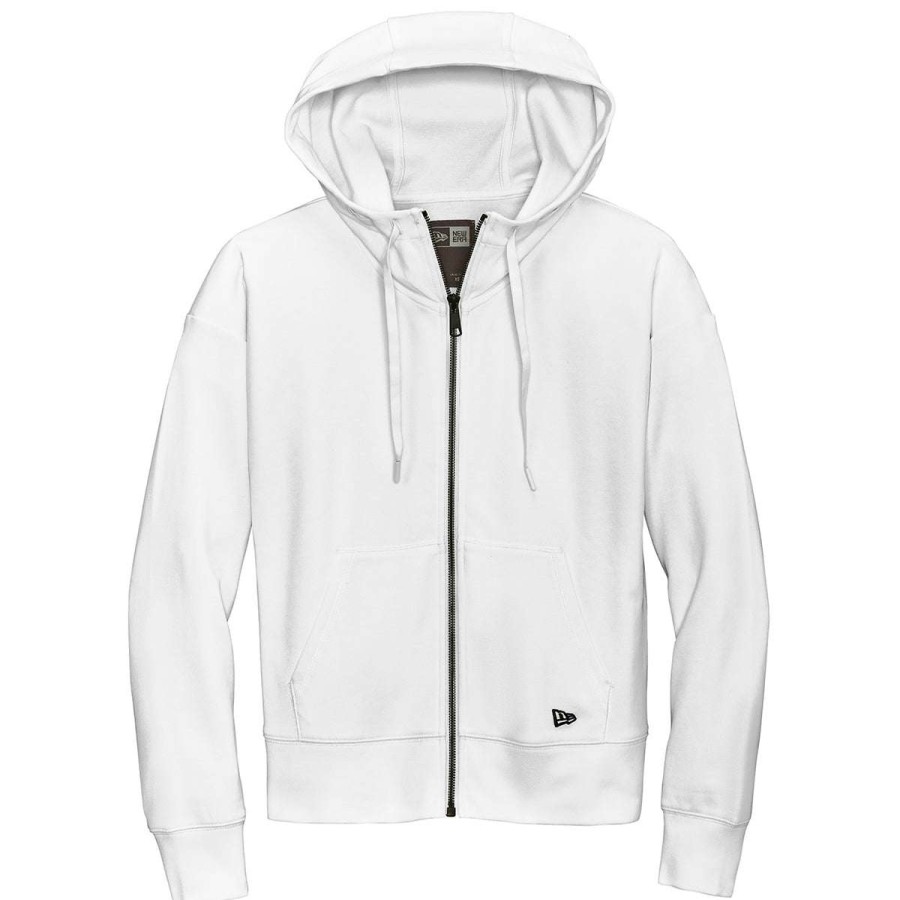 * New Era Women'S Fan White Sts Full-Zip Hoodie | Full Zips