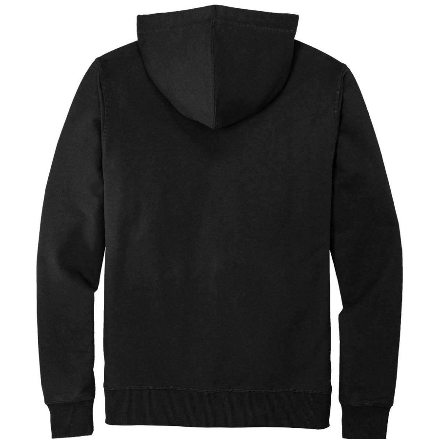 * District Men'S Black Re-Fleece Full-Zip Hoodie | Full Zips