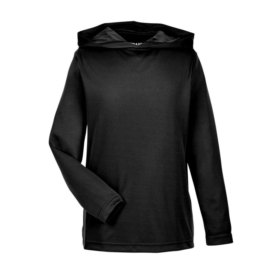 * Team 365 Youth Black Zone Performance Hoodie | Boys