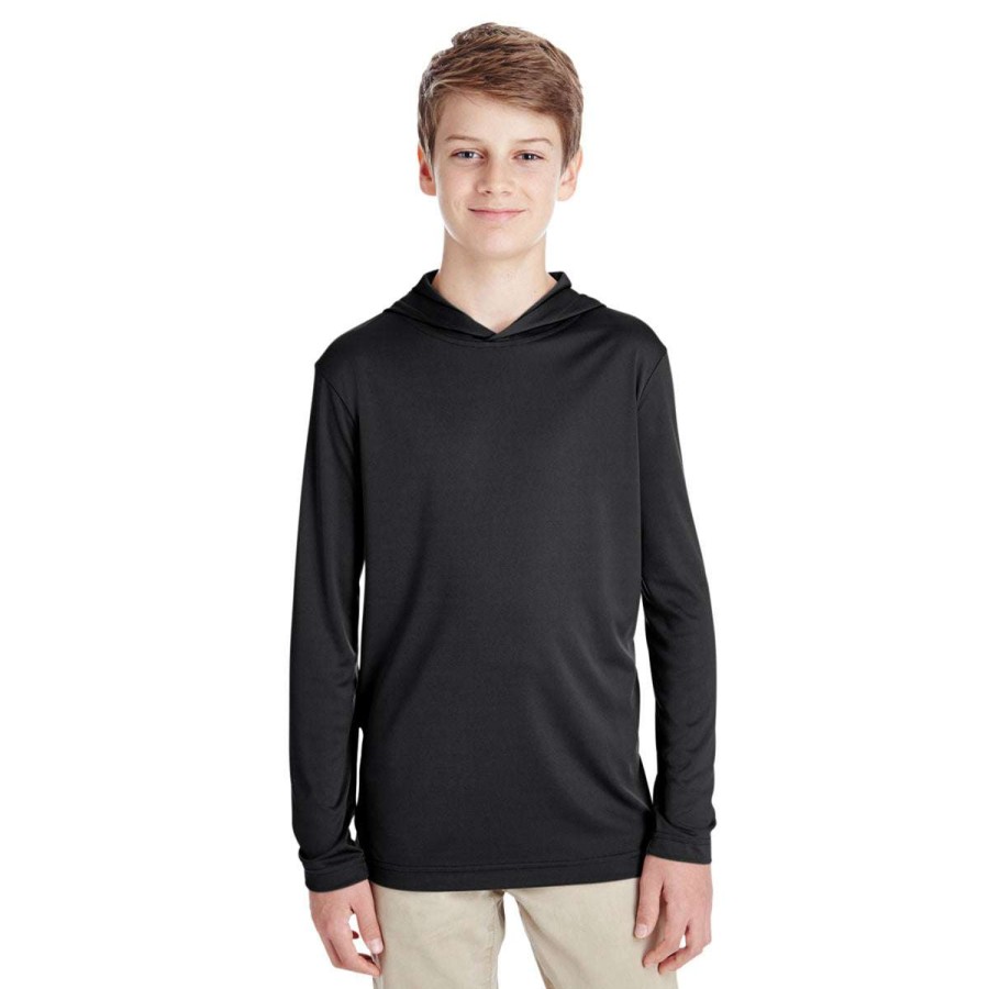 * Team 365 Youth Black Zone Performance Hoodie | Boys