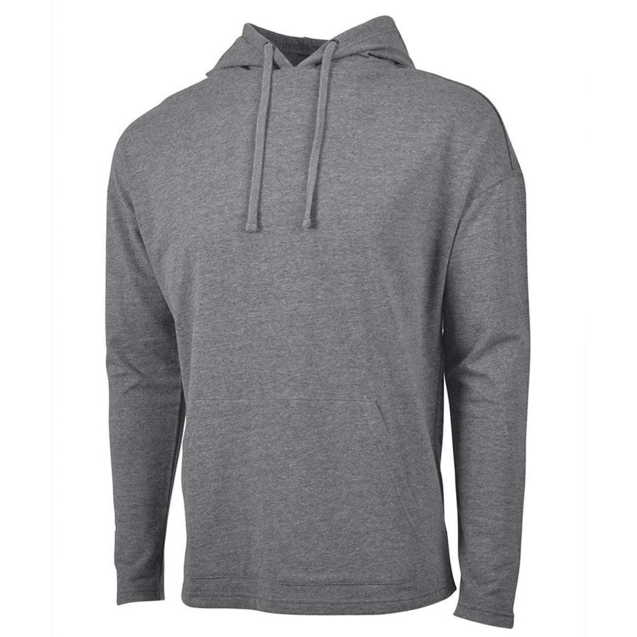 * Charles River Men'S Pewter Heather Harbor Hoodie | Full Zips