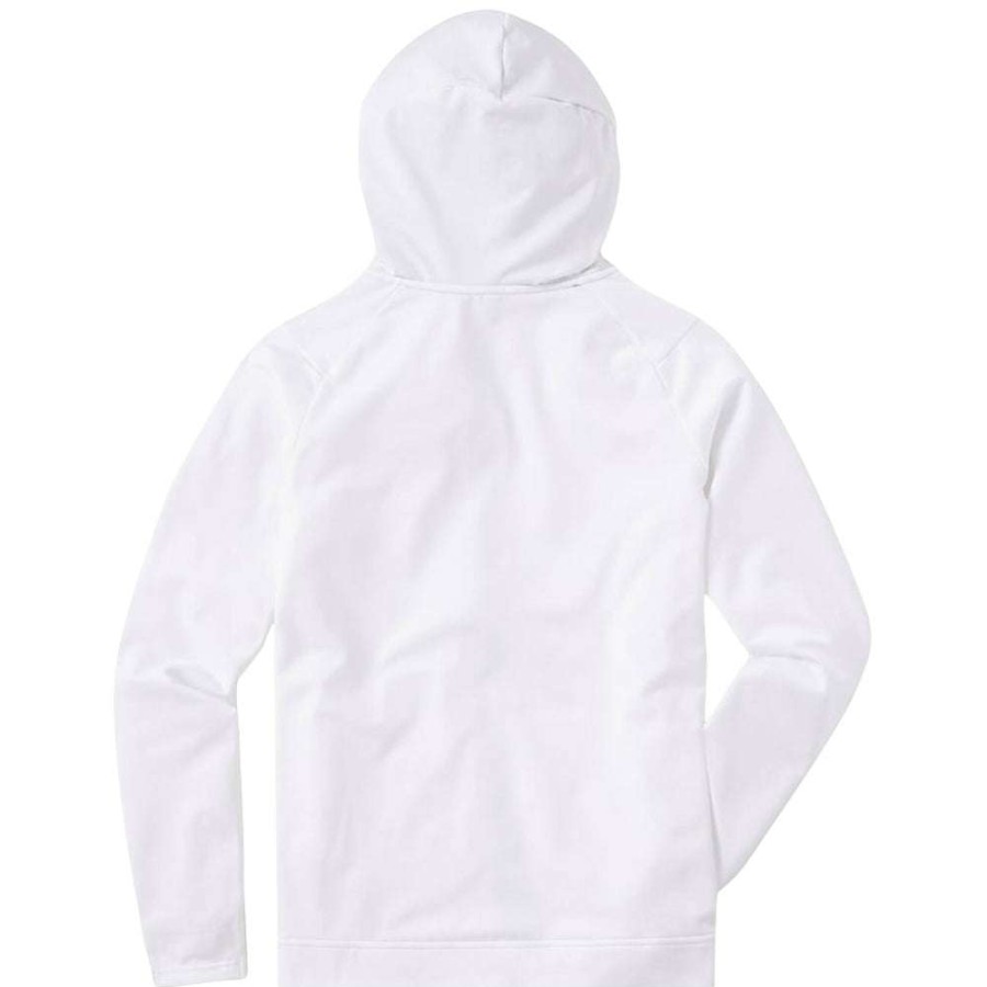 * Unrl Uni White Cross-Up Hoodie | Full Zips