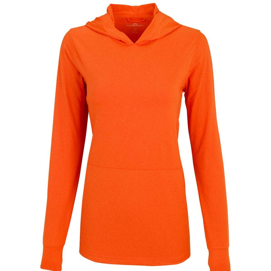 * Vantage Vansport Women'S Orange Trek Hoodie | Sweatshirts