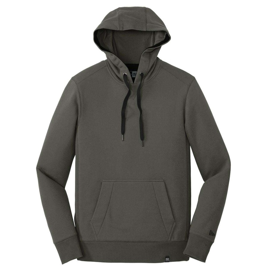 * New Era Men'S Graphite French Terry Pullover Hoodie | Sweatshirts