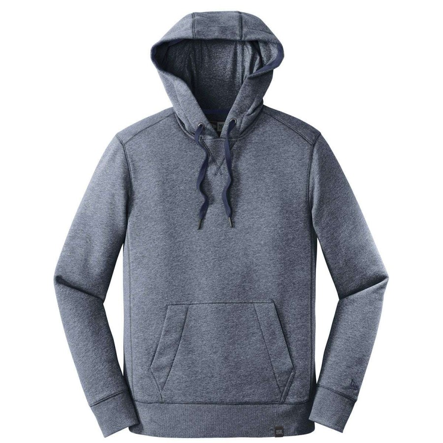 * New Era Men'S True Navy Twist French Terry Pullover Hoodie | Sweatshirts