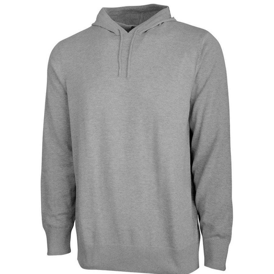 * Charles River Men'S Heather Grey Mystic Sweater Hoodie | Sweatshirts