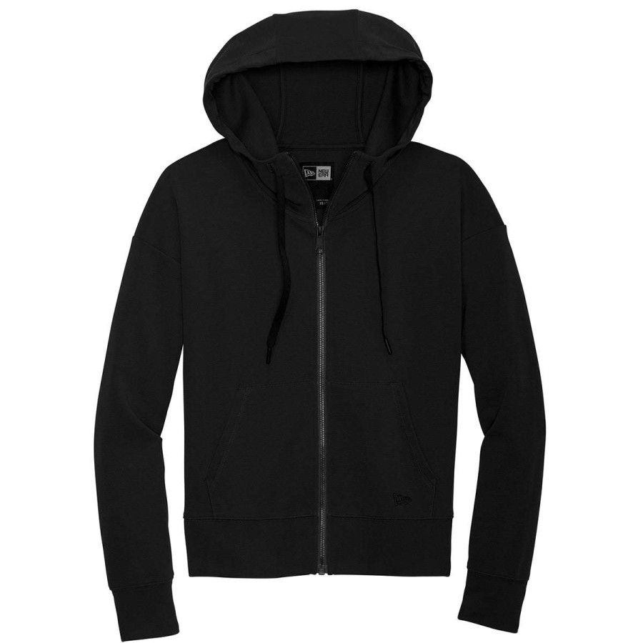 * New Era Women'S Black Sts Full-Zip Hoodie | Full Zips