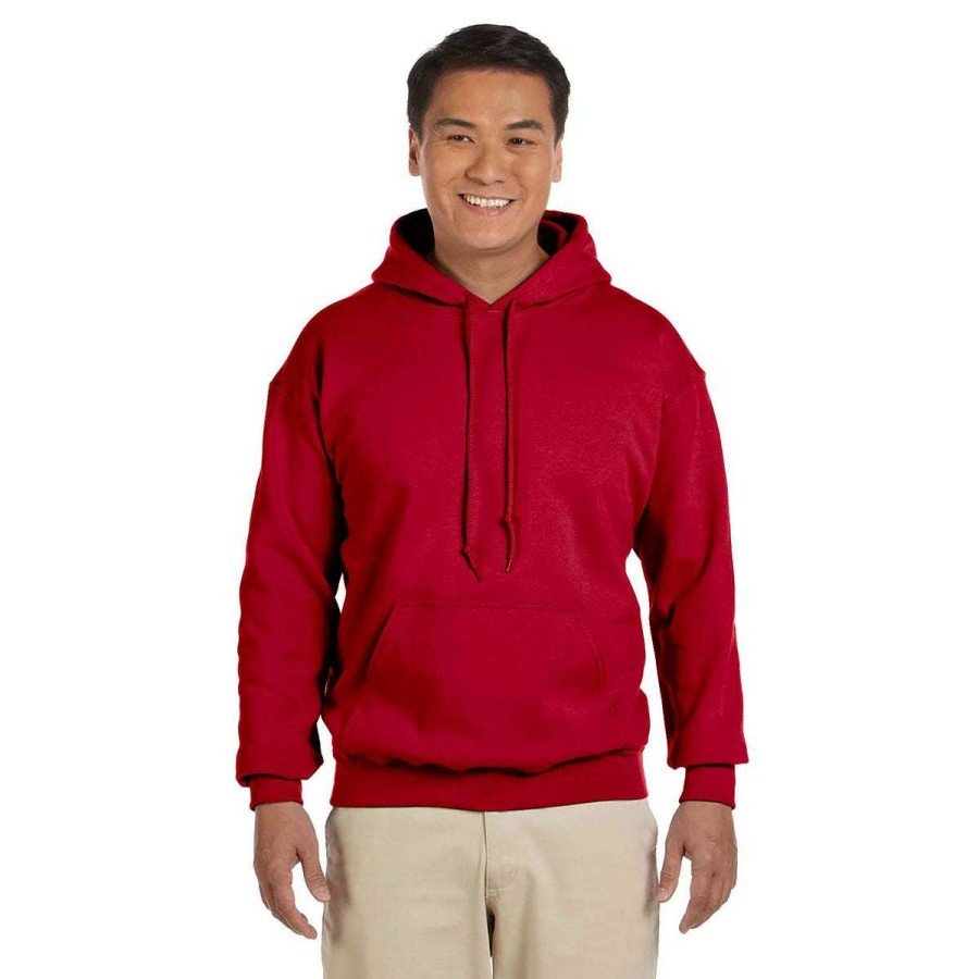 * Gildan Uni Cherry Red Heavy Blend 50/50 Hoodie | Sweatshirts