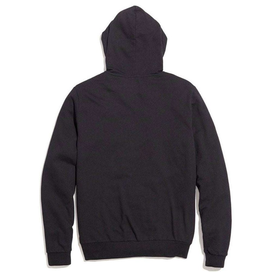 * Marine Layer Men'S Black Afternoon Hoodie | Full Zips