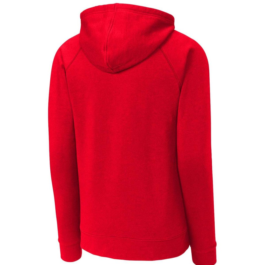 * Sport-Tek Men'S True Red Drive Fleece Pullover Hoodie | Sweatshirts