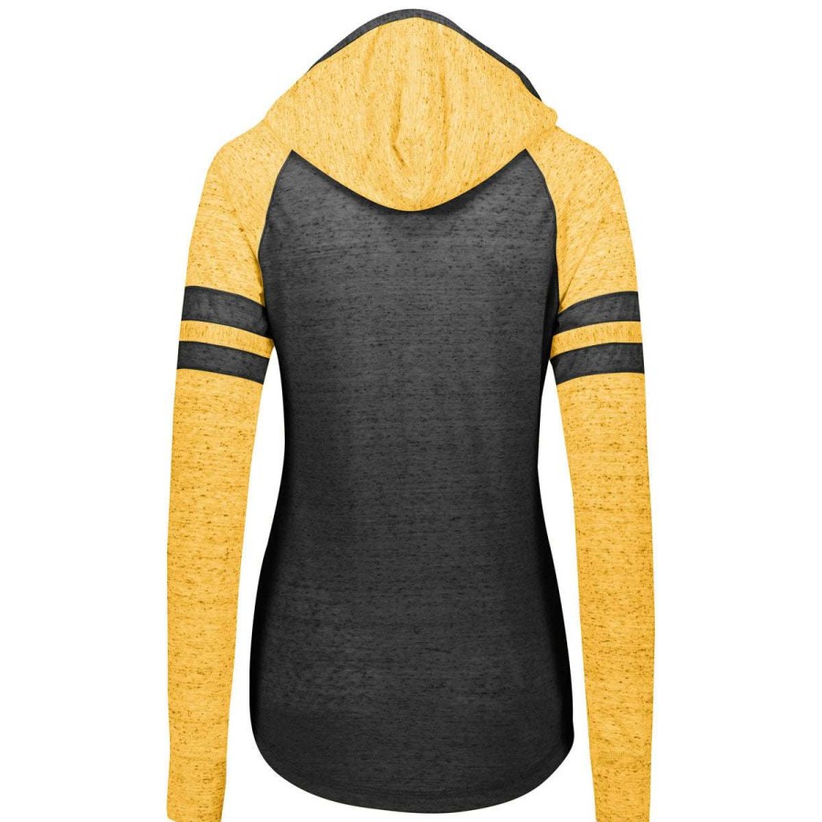 * Holloway Women'S Black/Light Gold Advocate Hoodie | Sweatshirts