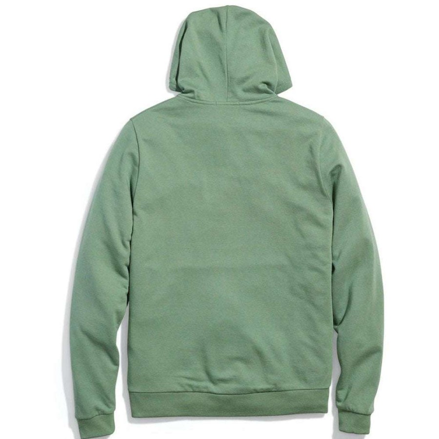 * Marine Layer Men'S Sage Green Afternoon Hoodie | Full Zips