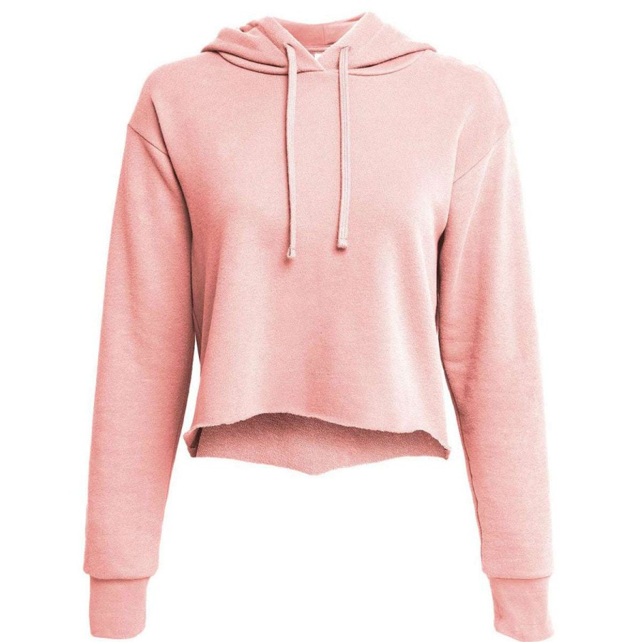 * Next Level Women'S Desert Pink Laguna Suede Hoodie | Sweatshirts